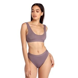 New with tags lavender high waisted bikini set szS